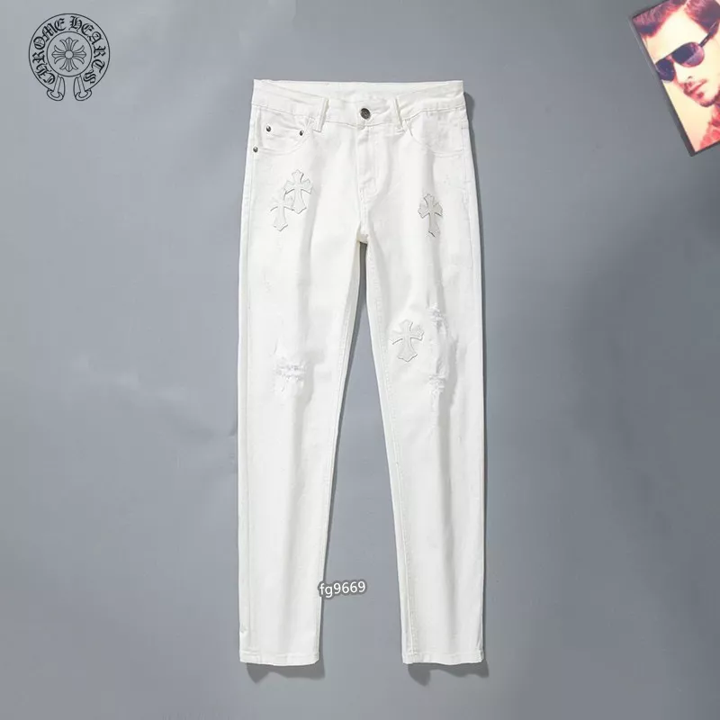Chrome Hearts Jeans For Men Breathable 8744