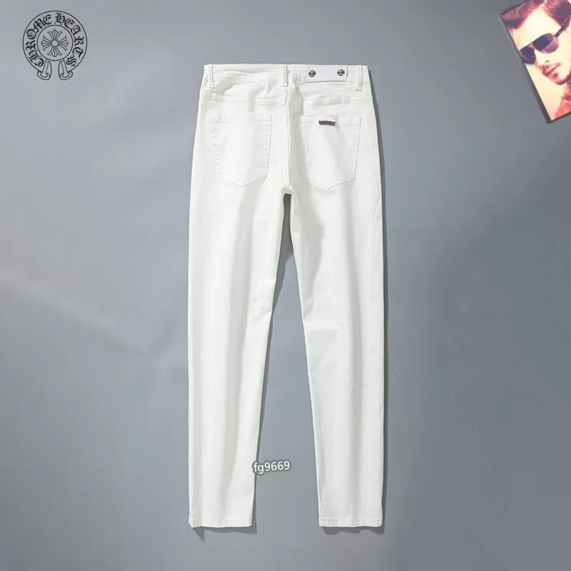 Chrome Hearts Jeans For Men Breathable 8744