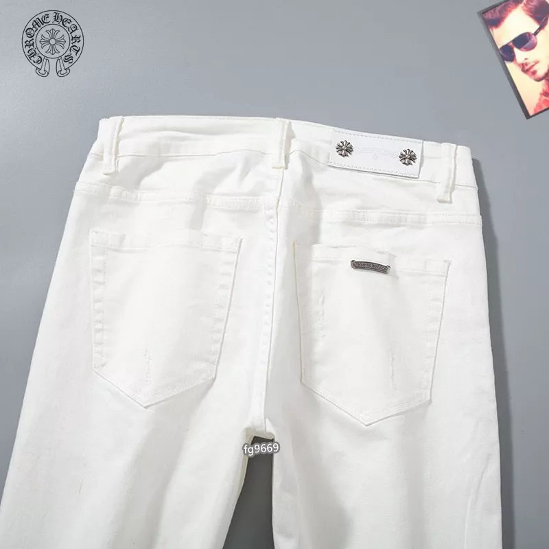Chrome Hearts Jeans For Men Breathable 8744