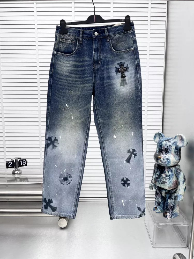 Chrome Hearts Jeans For Men Classic 9527