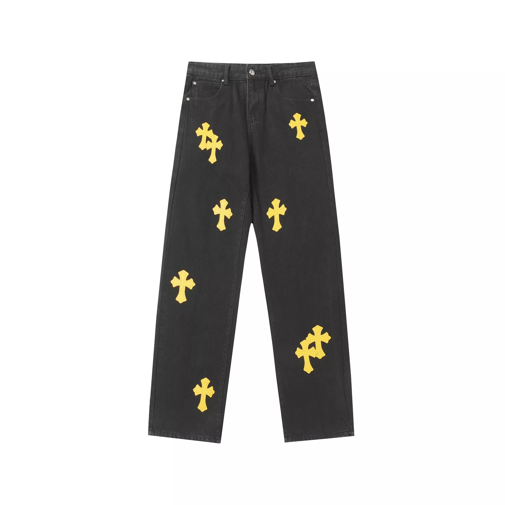 Chrome Hearts Jeans For Men Fashionable 8385