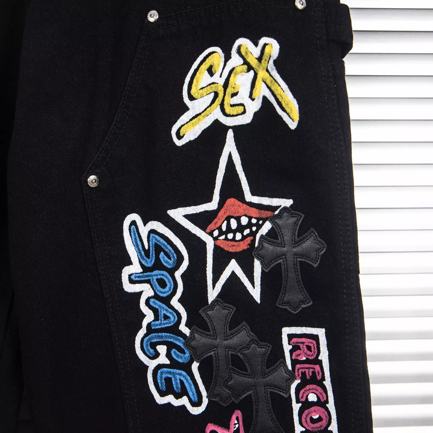 Chrome Hearts Jeans For Men Fashionable 8701