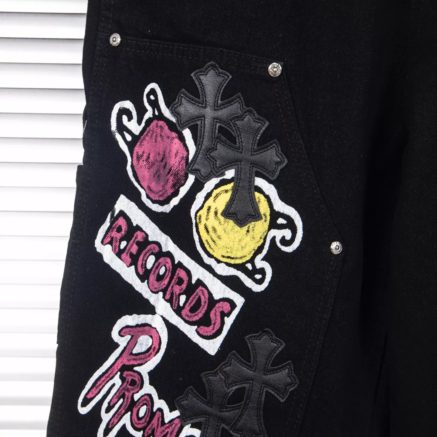 Chrome Hearts Jeans For Men Fashionable 8701
