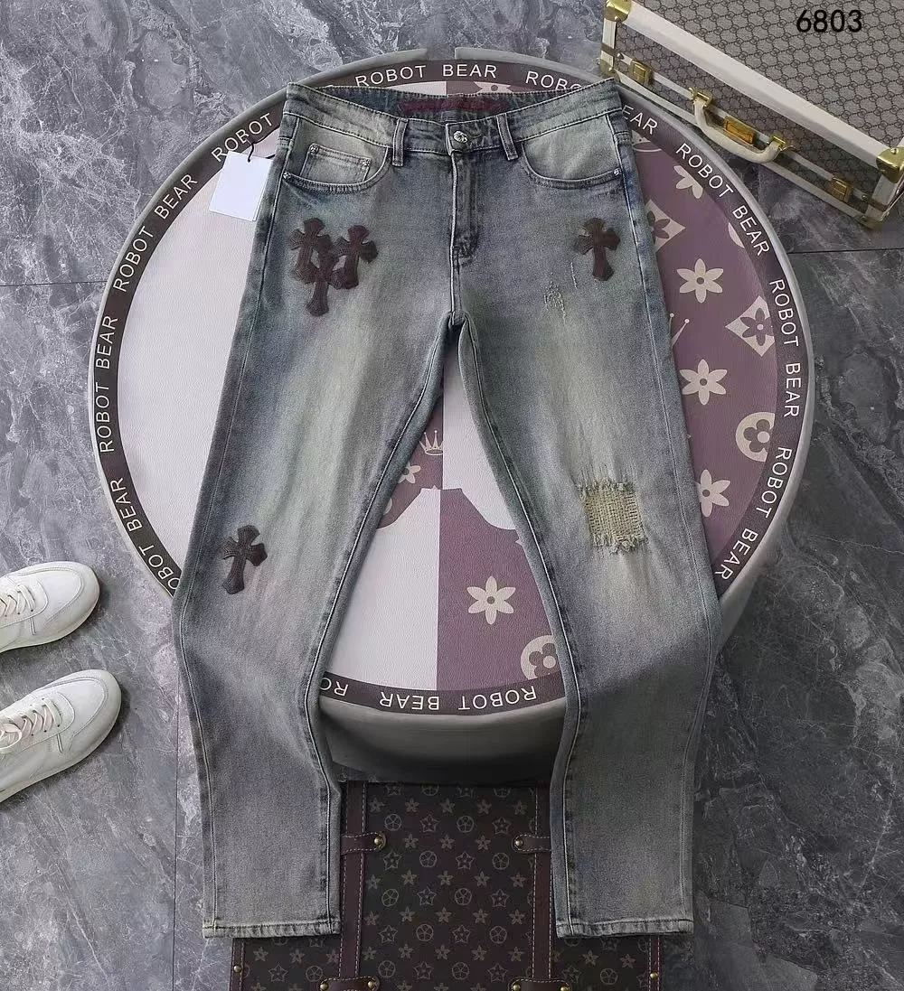 Chrome Hearts Jeans For Men Practical 9048