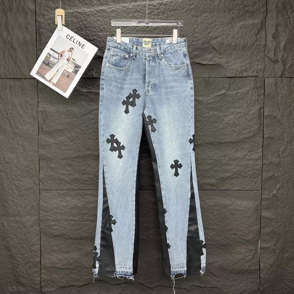Chrome Hearts Jeans For Men Sleek 3884