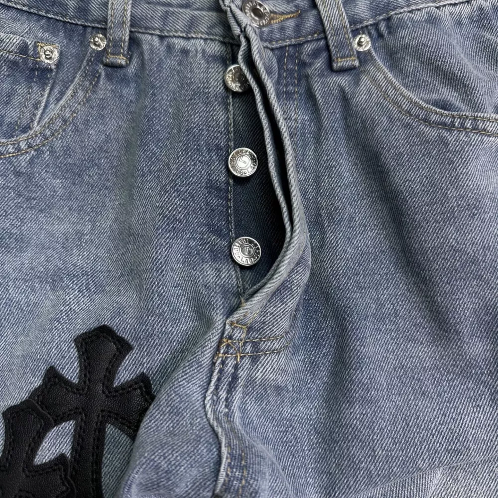 Chrome Hearts Jeans For Men Sleek 3884