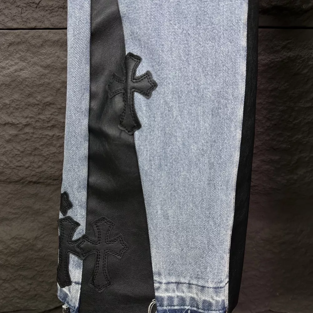 Chrome Hearts Jeans For Men Sleek 3884