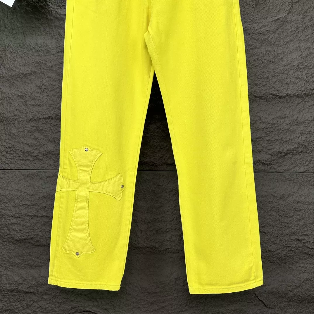 Chrome Hearts Jeans For Men Soft 7556