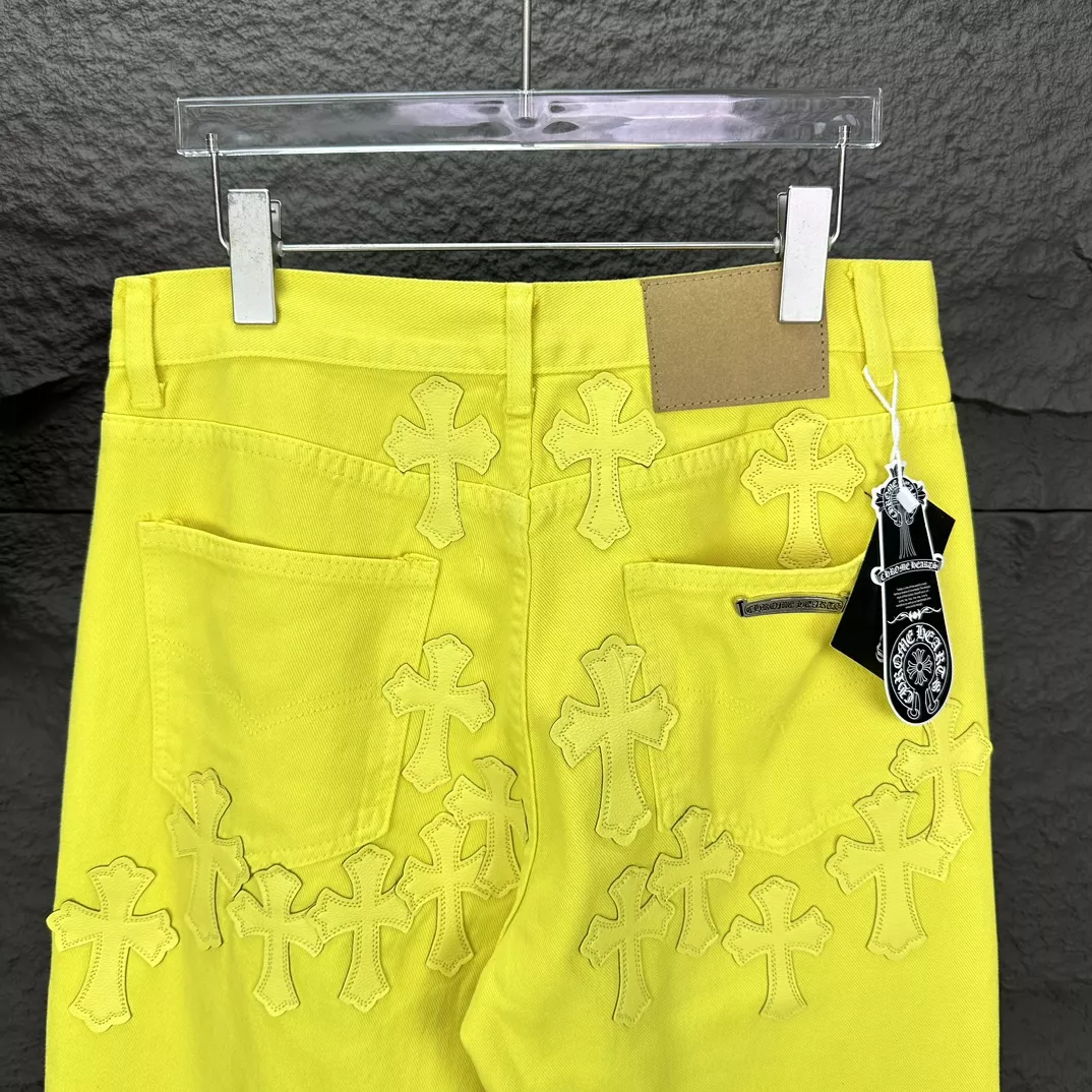 Chrome Hearts Jeans For Men Soft 7556