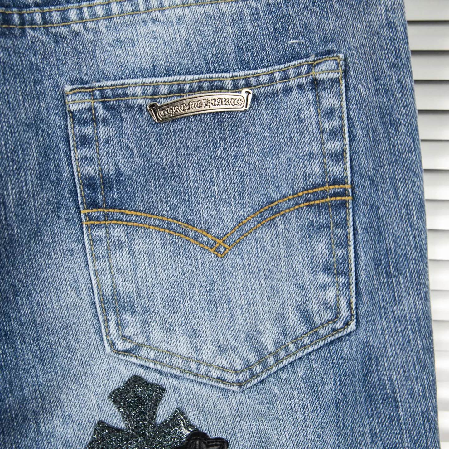 Chrome Hearts Jeans For Men Trendy 3376