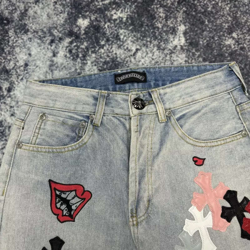 Chrome Hearts Jeans For Unisex Durable 2839