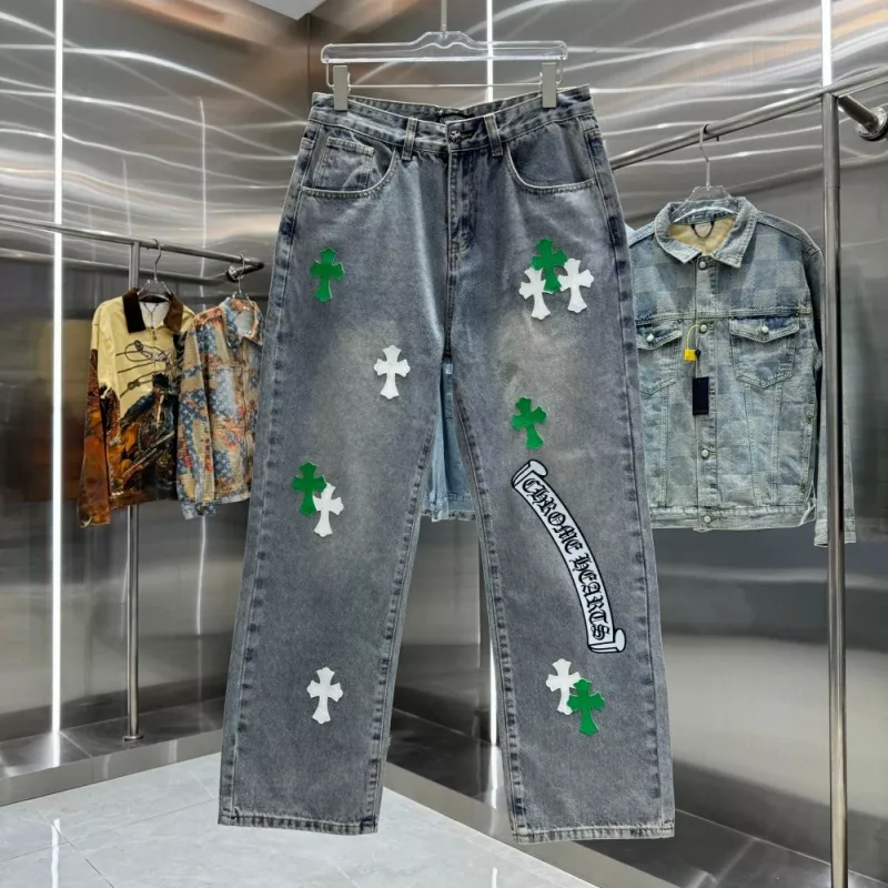 Chrome Hearts Jeans For Unisex Fashionable 3237
