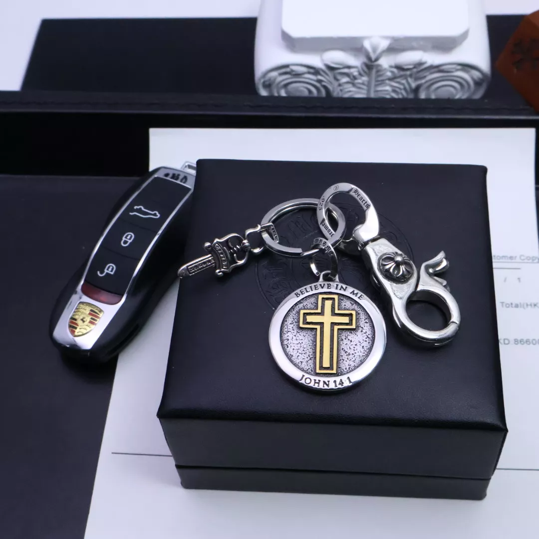 Chrome Hearts Key Holder And Bag Buckle Bold 3970