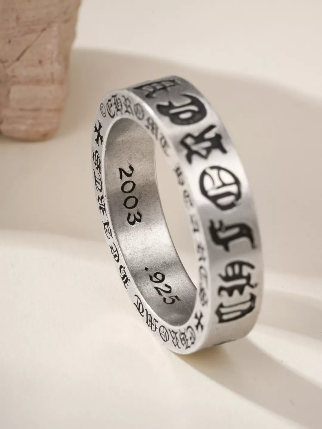 Chrome Hearts Rings For Unisex Sleek 5802