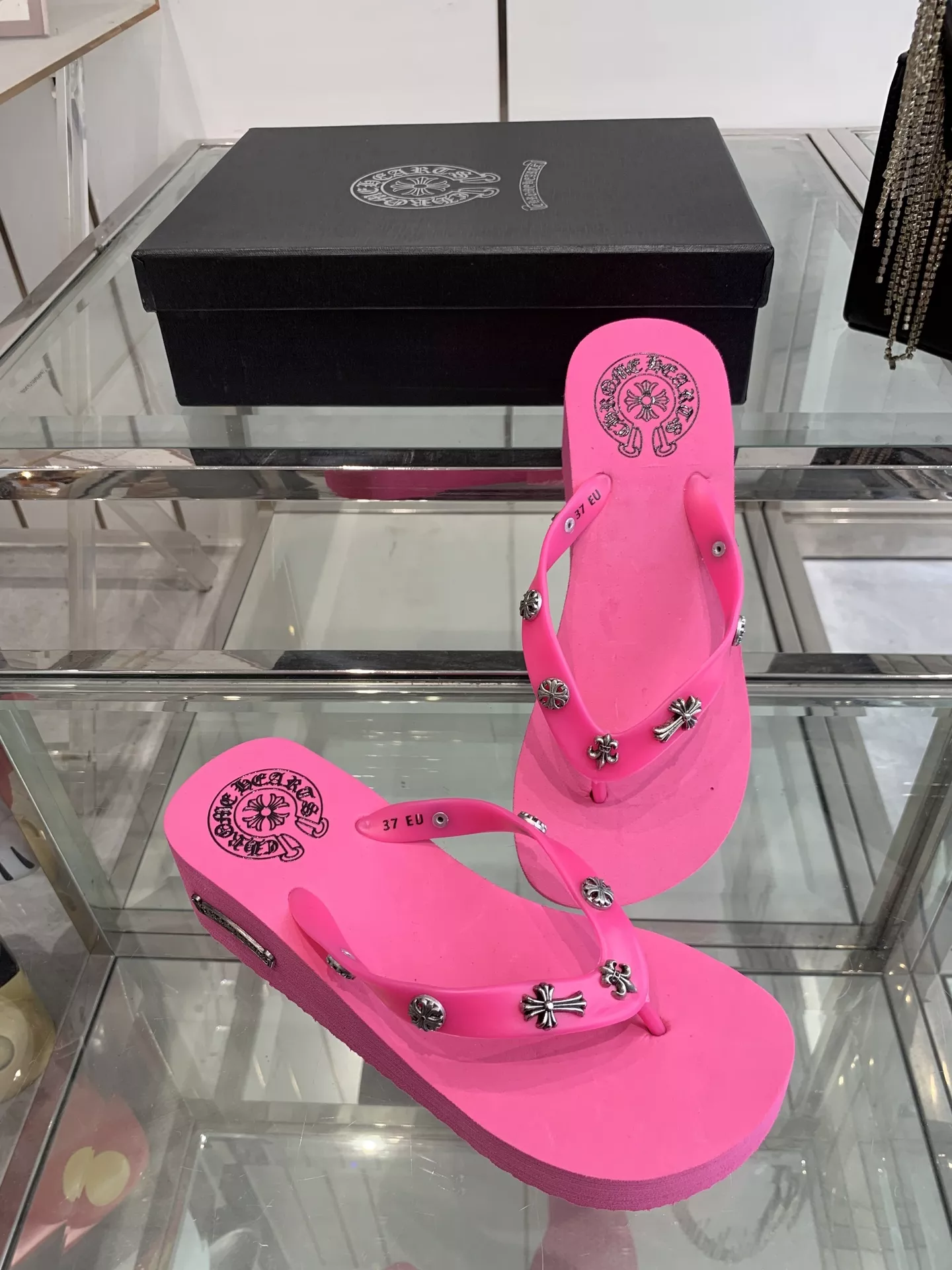 Chrome Hearts Slippers For Women Durable 6667