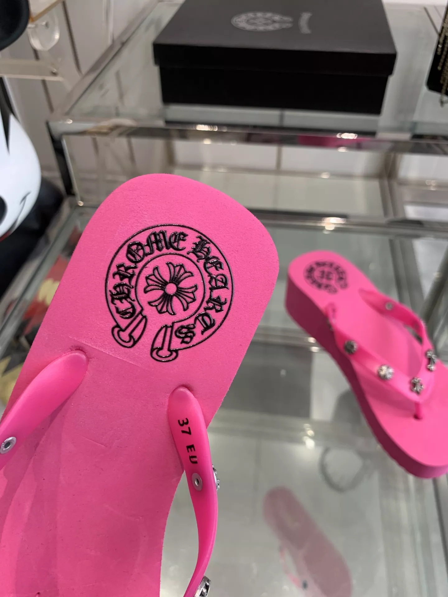 Chrome Hearts Slippers For Women Durable 6667