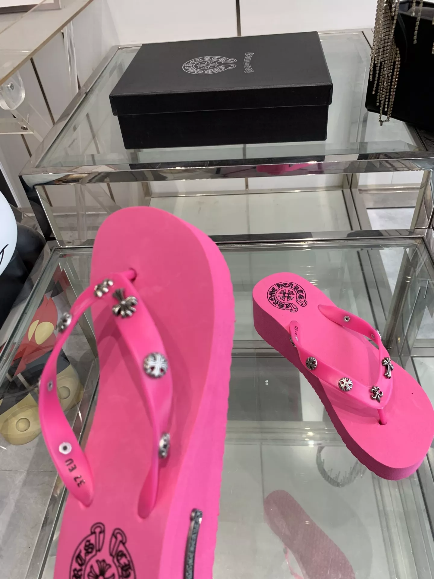 Chrome Hearts Slippers For Women Durable 6667