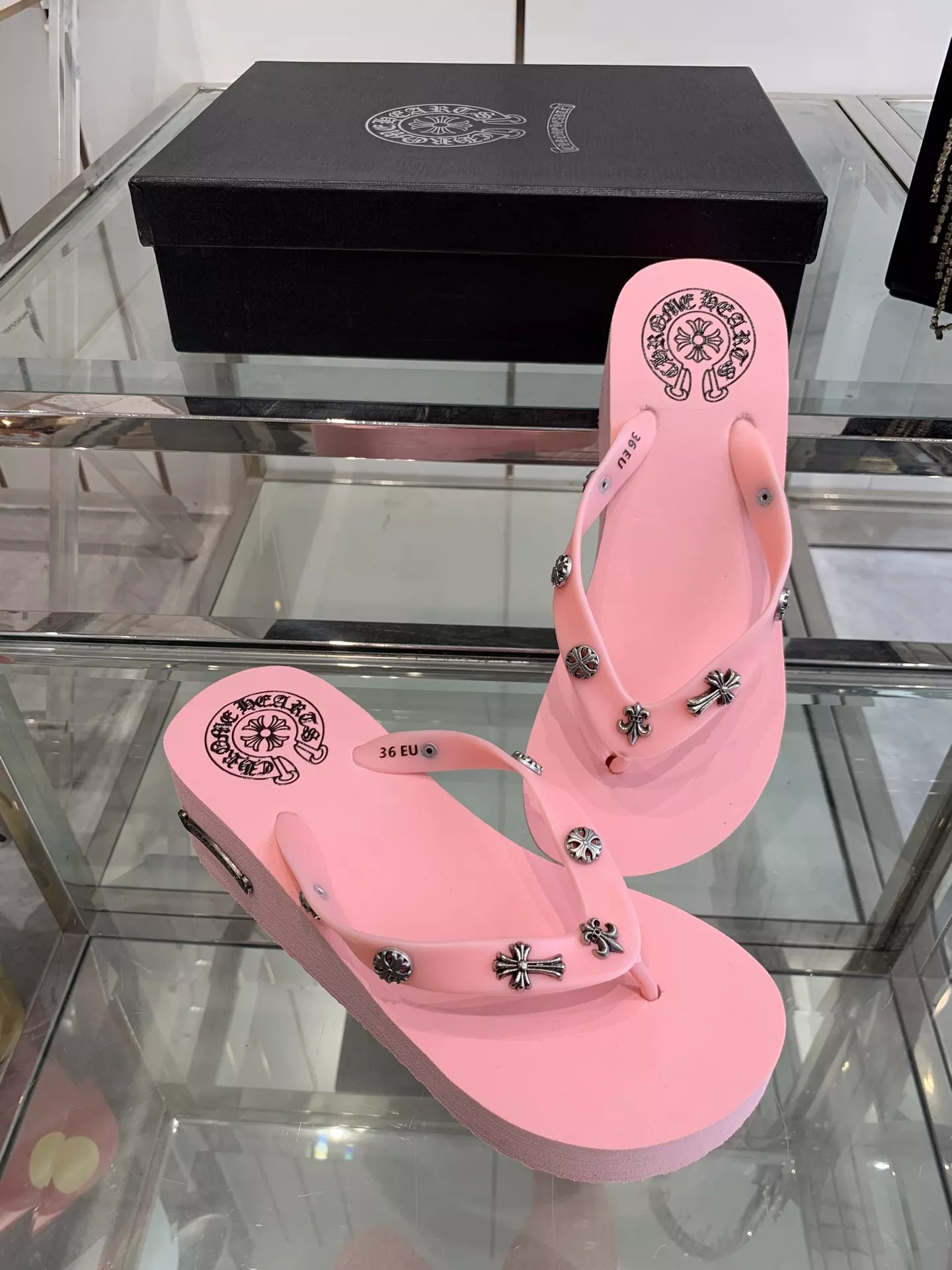 Chrome Hearts Slippers For Women Soft 2633
