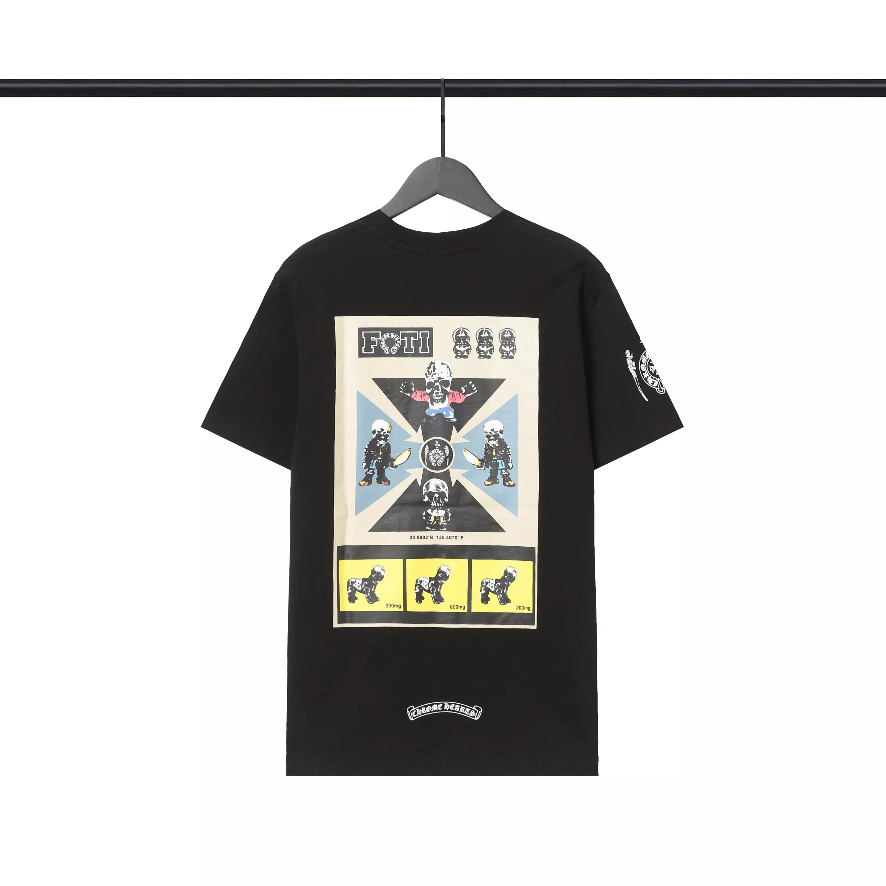 Chrome Hearts T-Shirts Short Sleeved For Men Resilient 5544