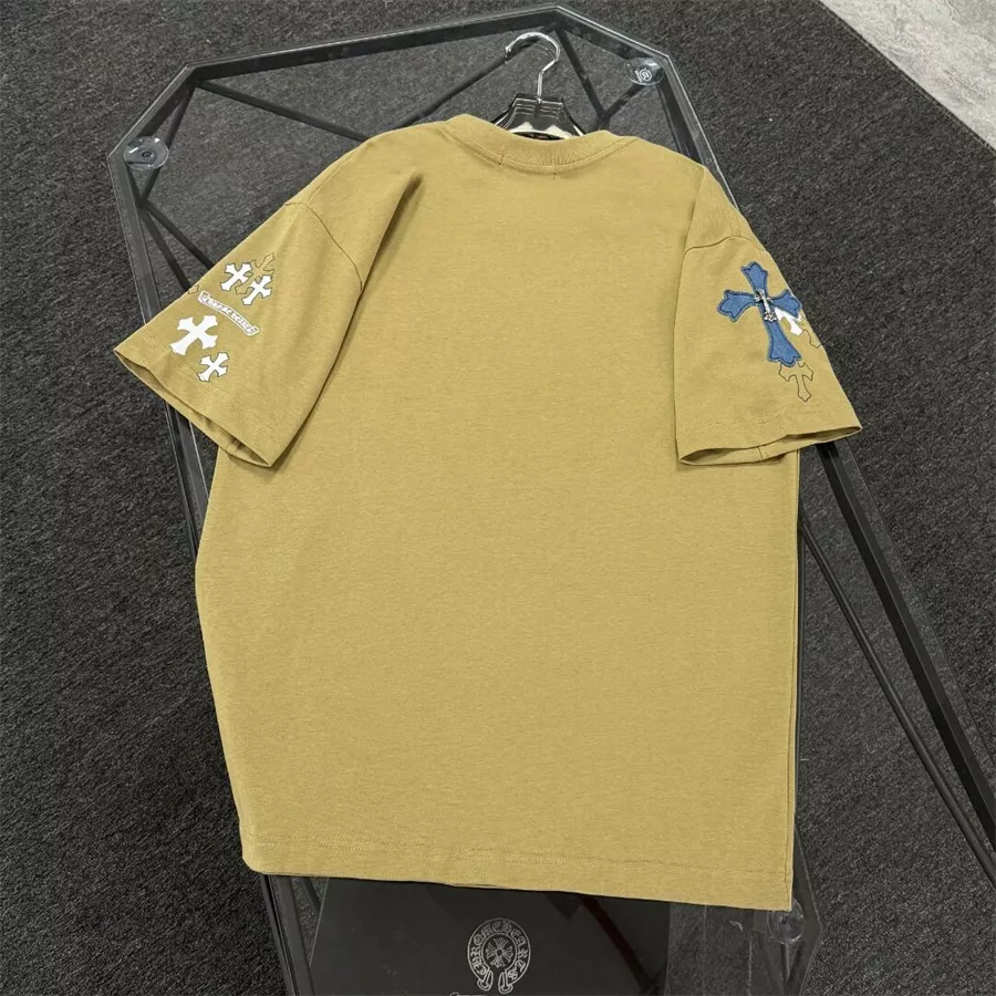 Chrome Hearts T-Shirts Short Sleeved For Unisex Breathable 8348