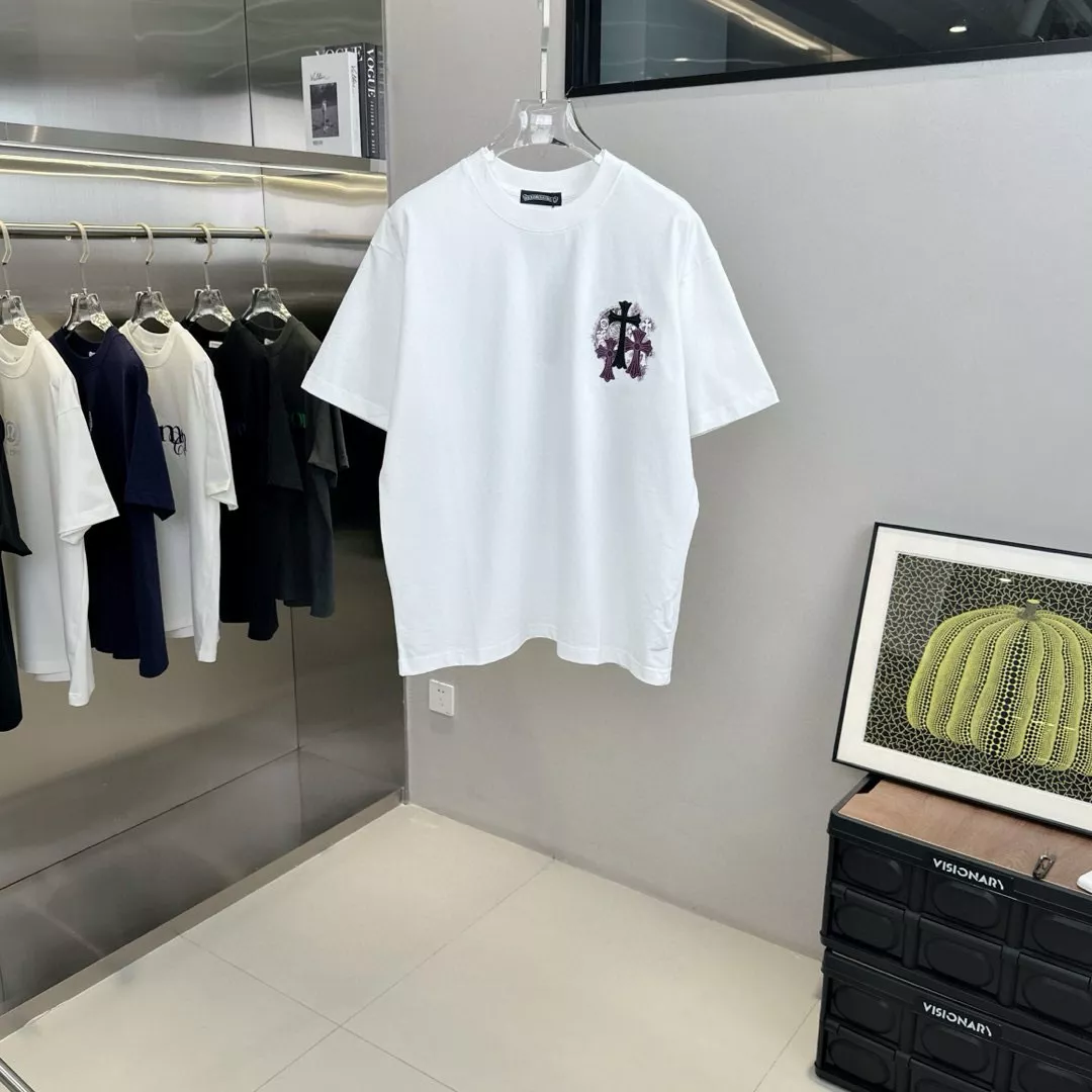 Chrome Hearts T-Shirts Short Sleeved For Unisex Bright 6491