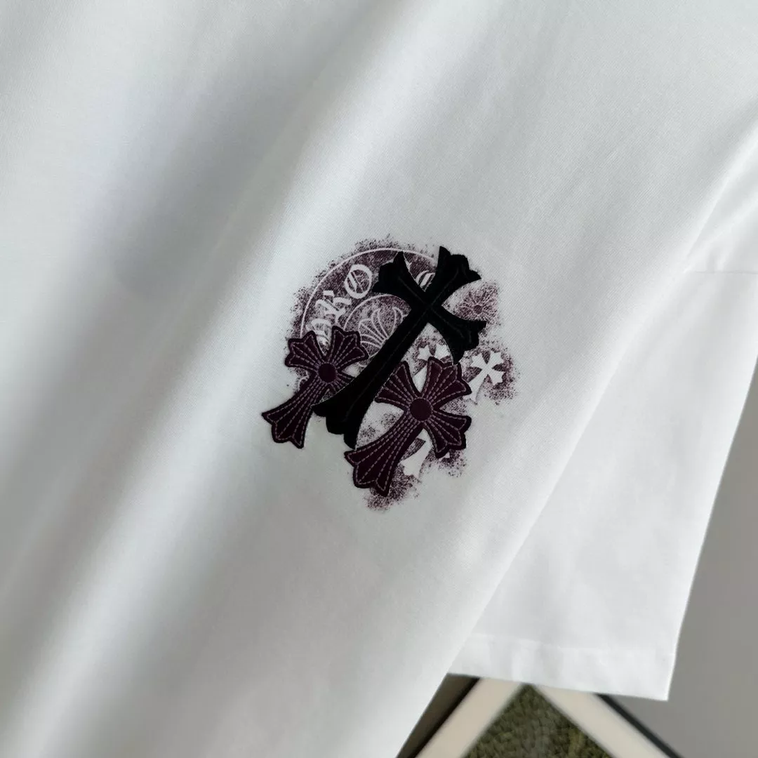 Chrome Hearts T-Shirts Short Sleeved For Unisex Bright 6491