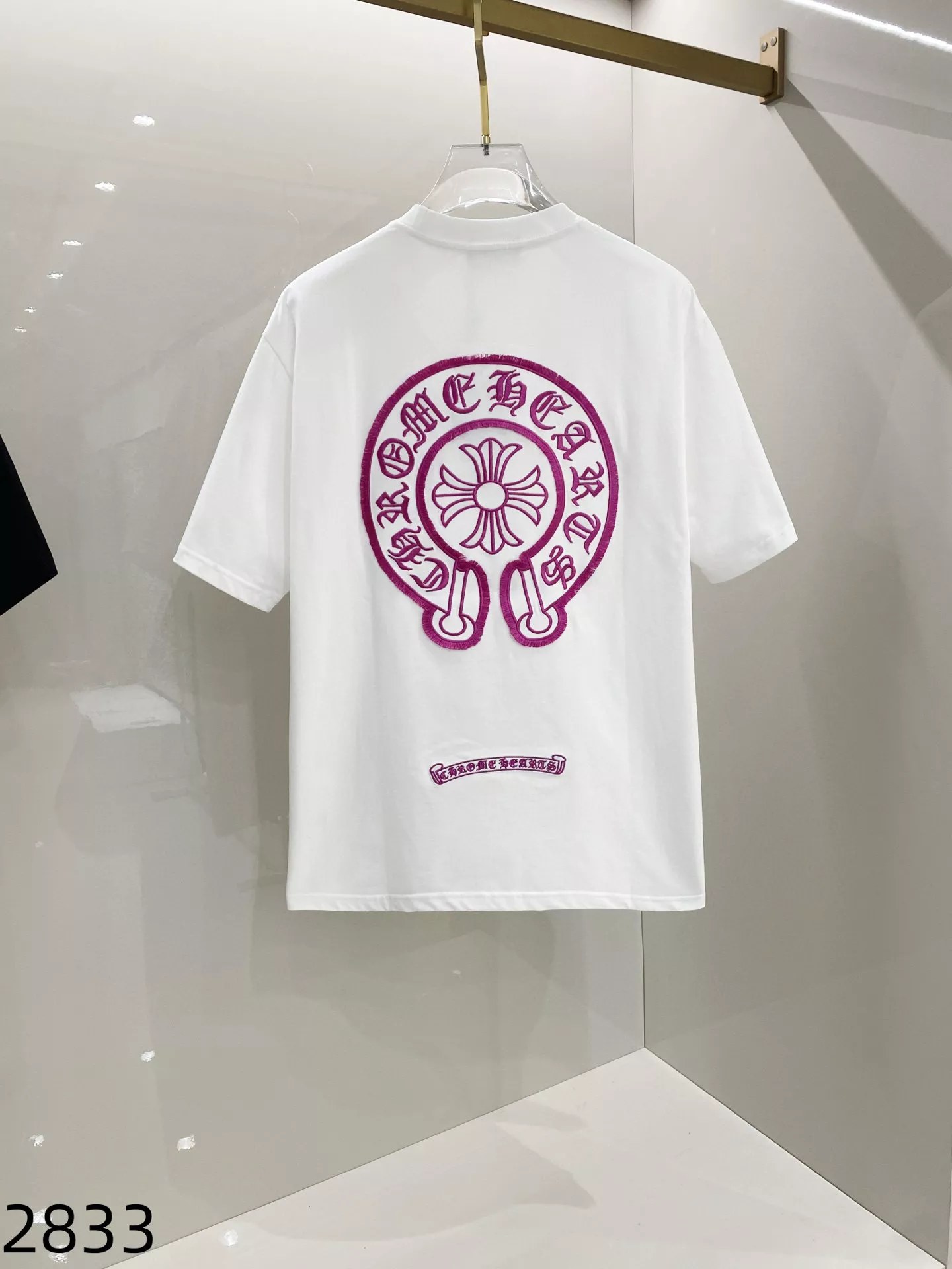 Chrome Hearts T-Shirts Short Sleeved For Unisex Bright 8069