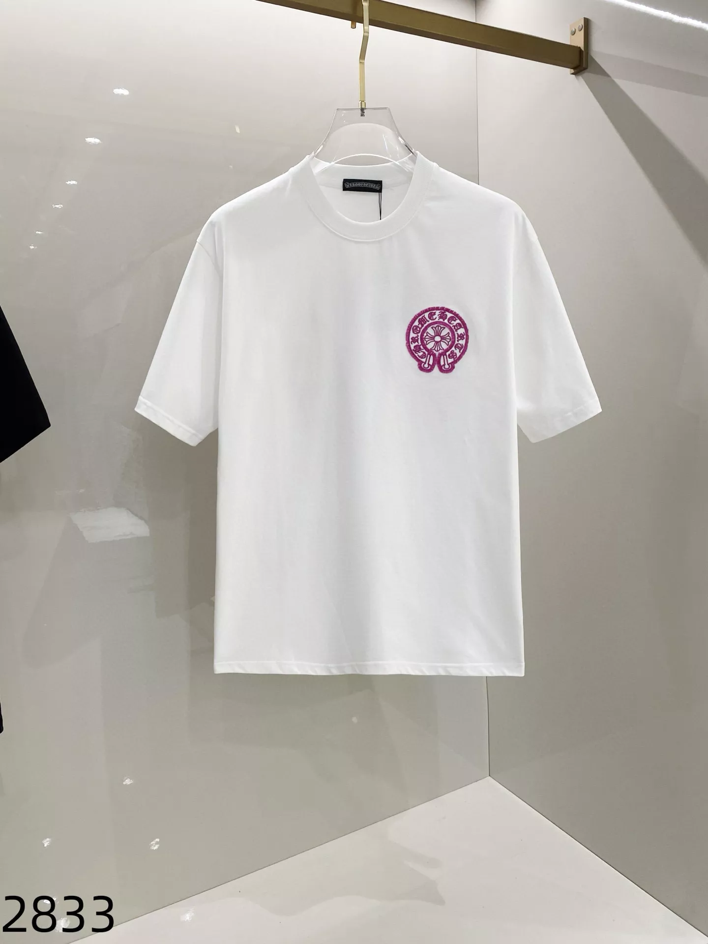 Chrome Hearts T-Shirts Short Sleeved For Unisex Bright 8069