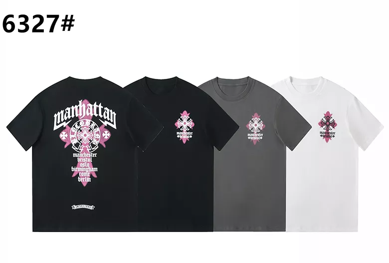 Chrome Hearts T-Shirts Short Sleeved For Unisex Comfortable 6728