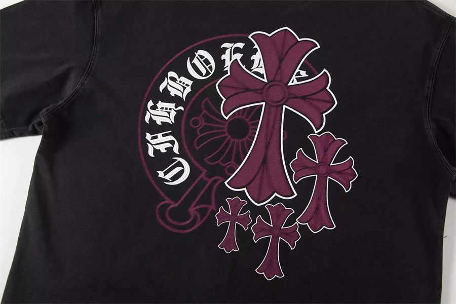 Chrome Hearts T-Shirts Short Sleeved For Unisex EasyMatch 3977