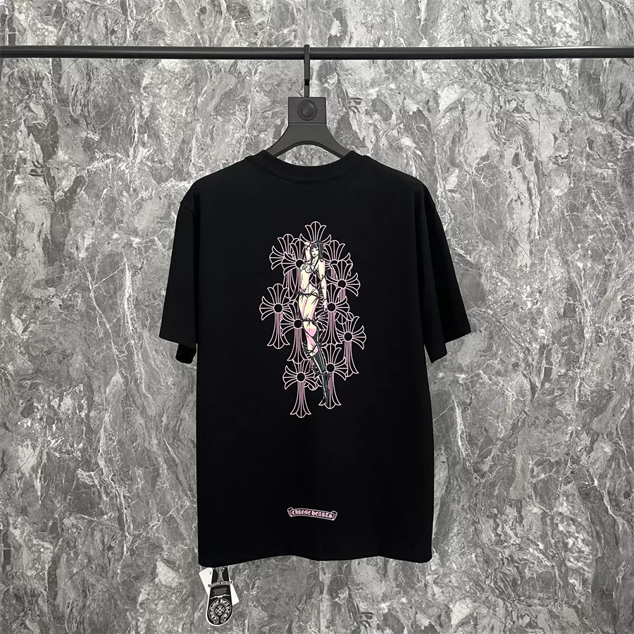 Chrome Hearts T-Shirts Short Sleeved For Unisex Efficient 9905