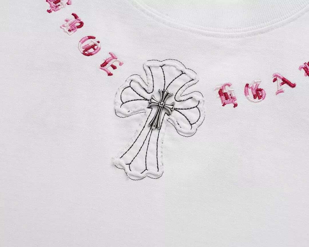 Chrome Hearts T-Shirts Short Sleeved For Unisex GoodFit 1828