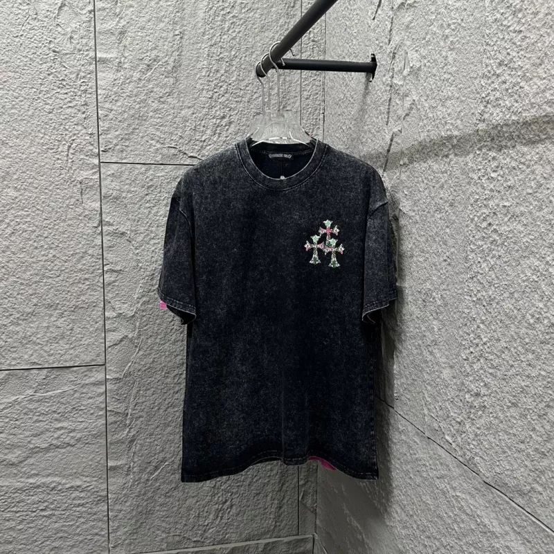Chrome Hearts T-Shirts Short Sleeved For Unisex HighQuality 7630