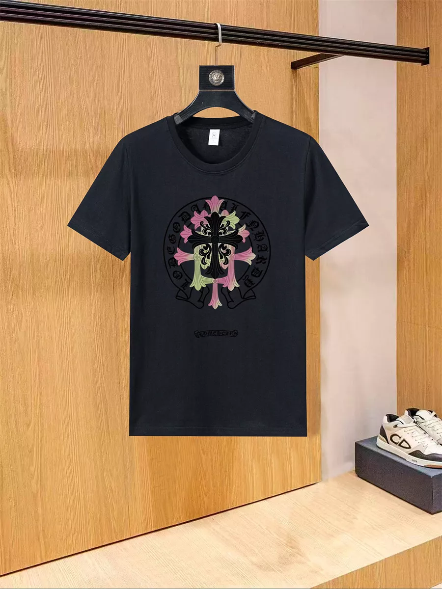 Chrome Hearts T-Shirts Short Sleeved For Unisex Minimalist 3686