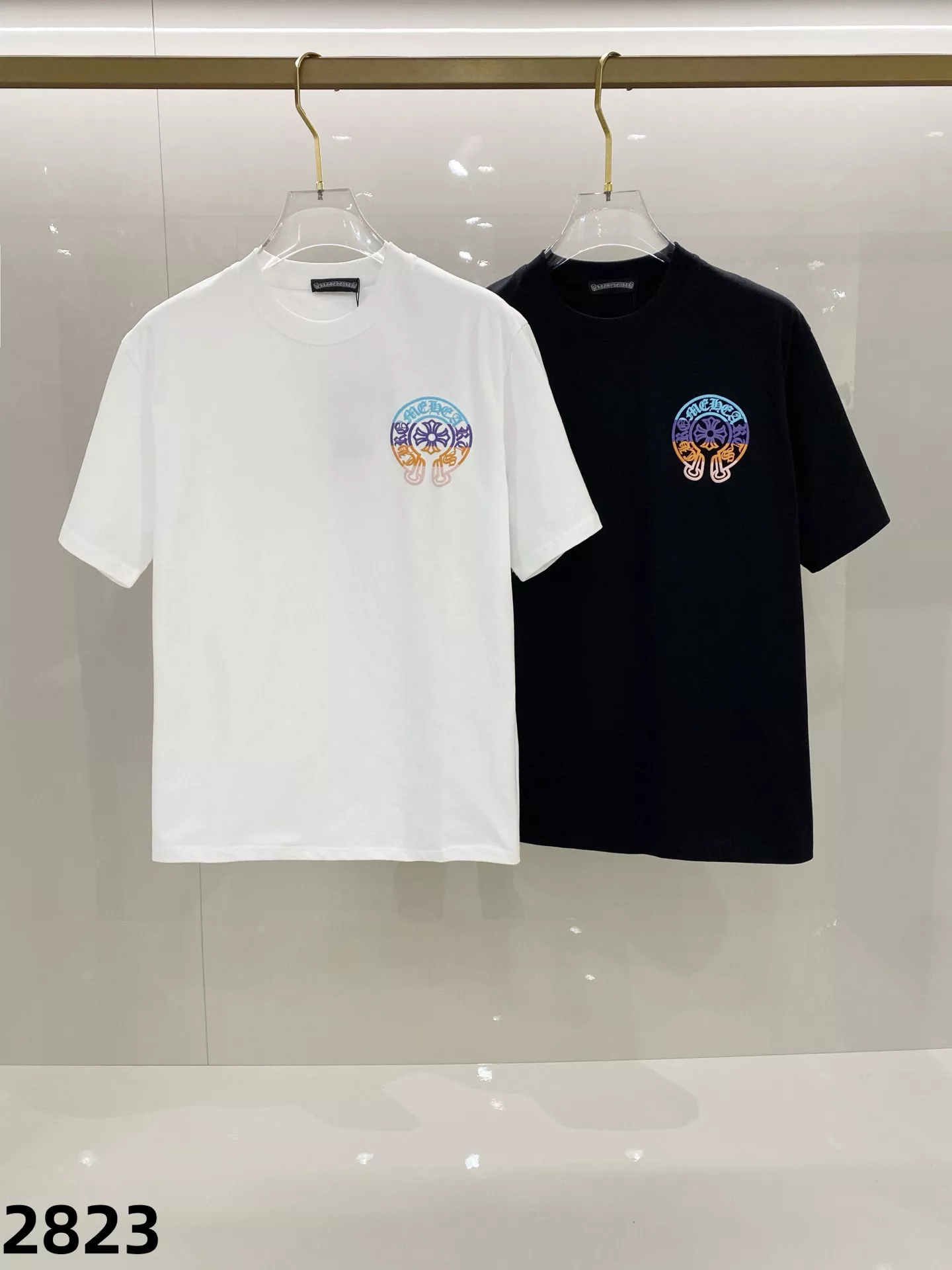 Chrome Hearts T-Shirts Short Sleeved For Unisex Minimalist 9316