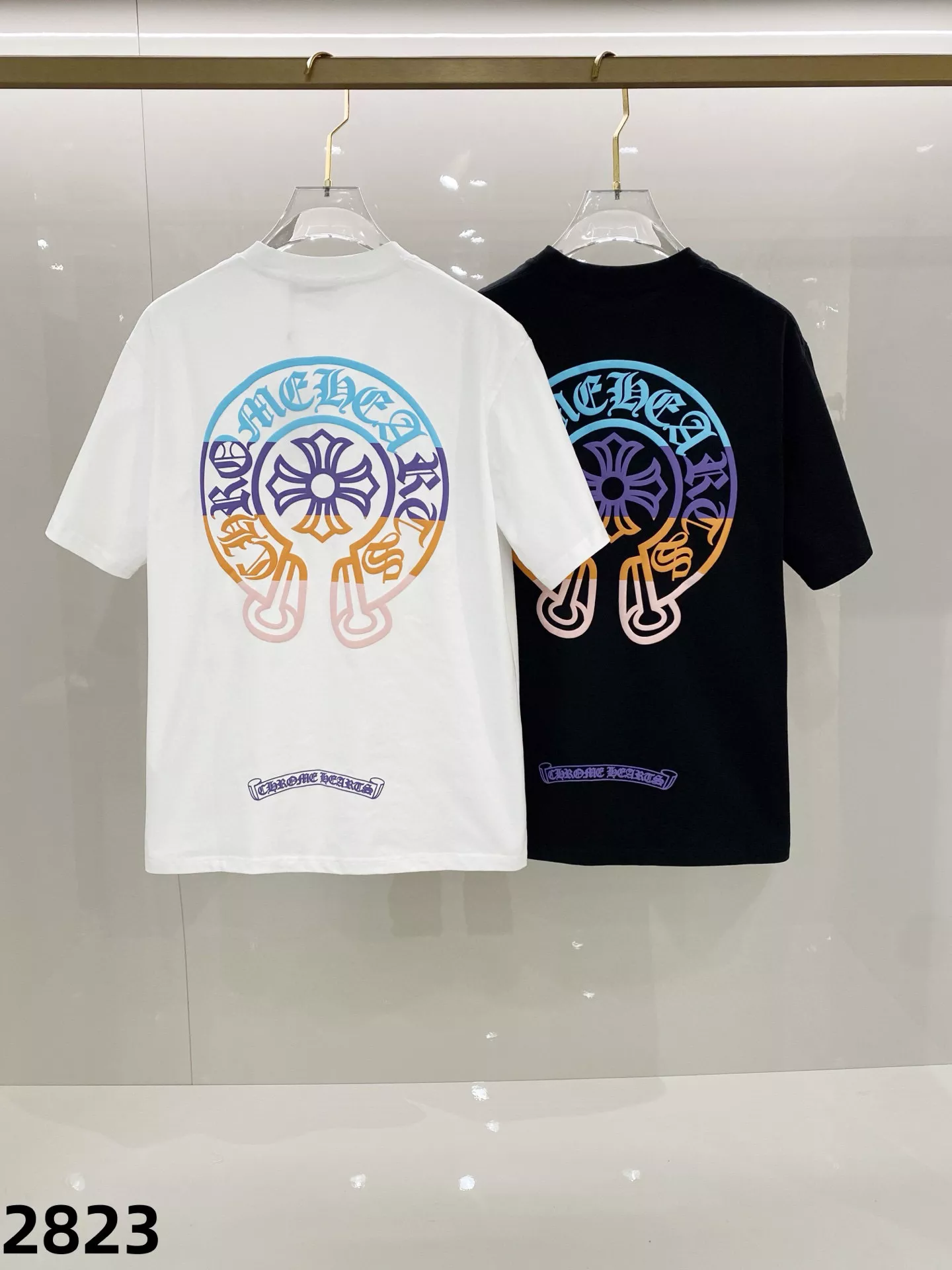 Chrome Hearts T-Shirts Short Sleeved For Unisex Minimalist 9316