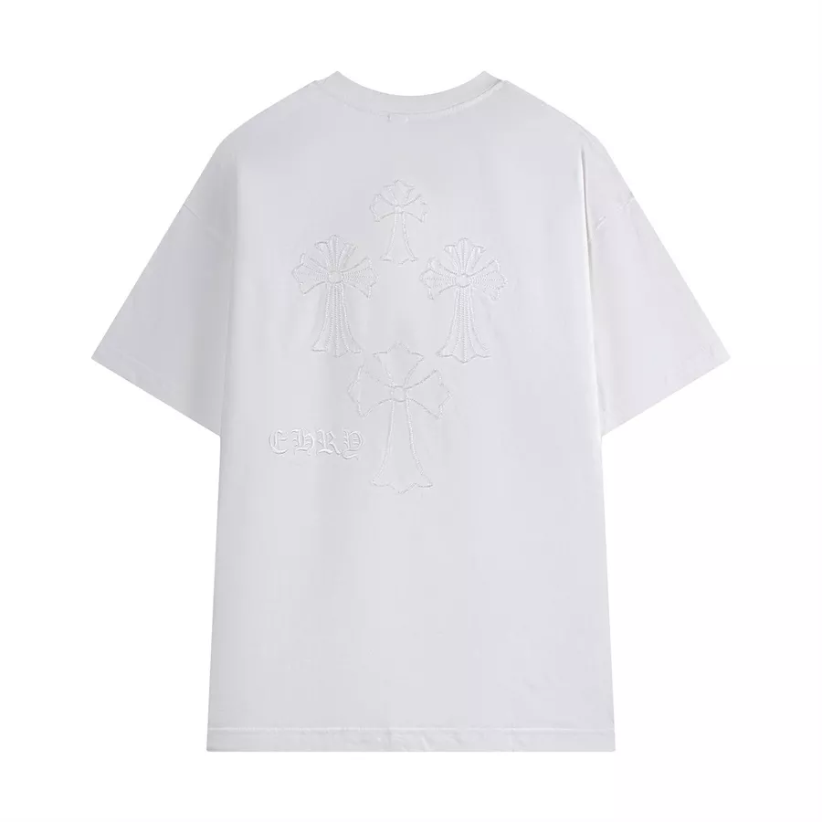 Chrome Hearts T-Shirts Short Sleeved For Unisex Popular 6023