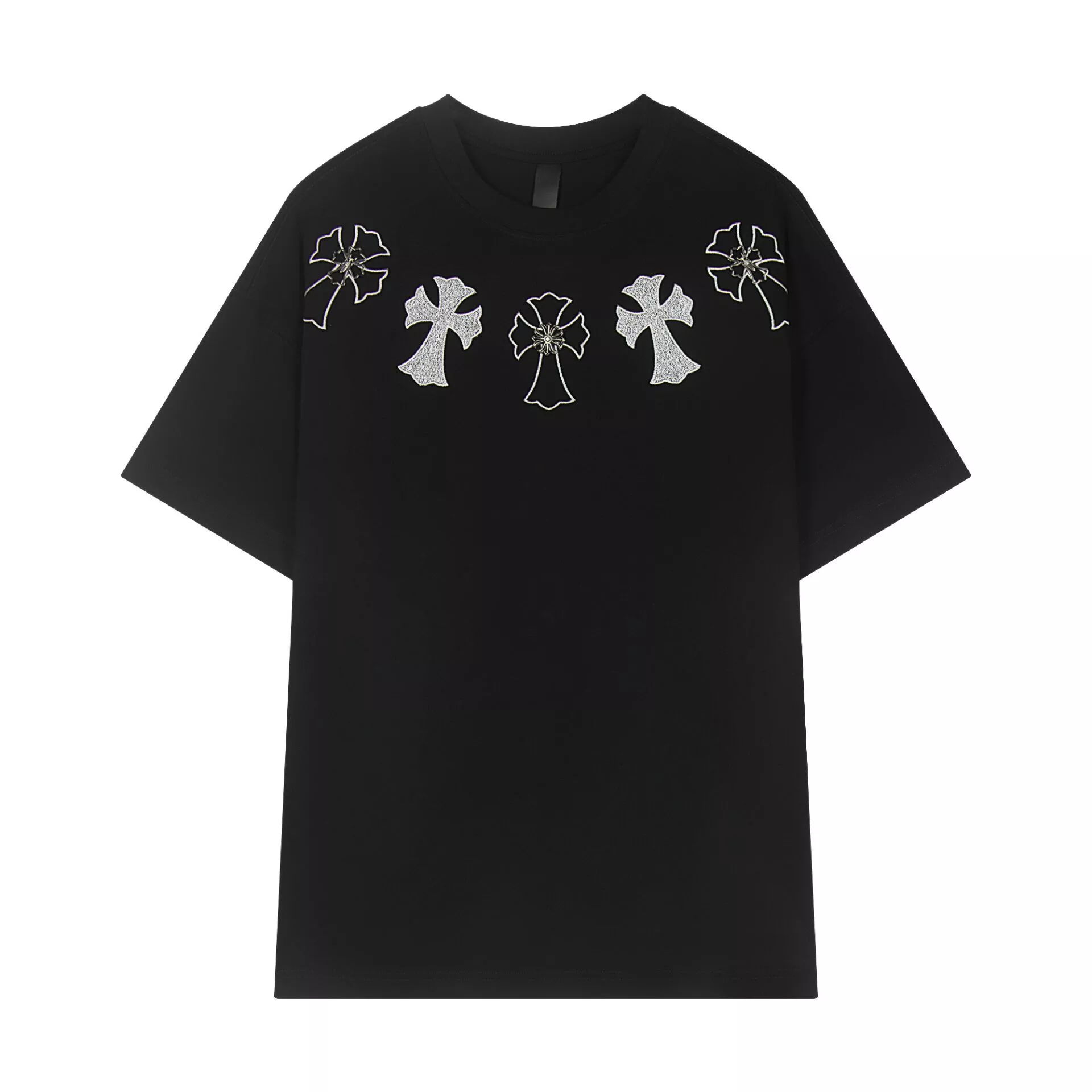 Chrome Hearts T-Shirts Short Sleeved For Unisex Refined 6125