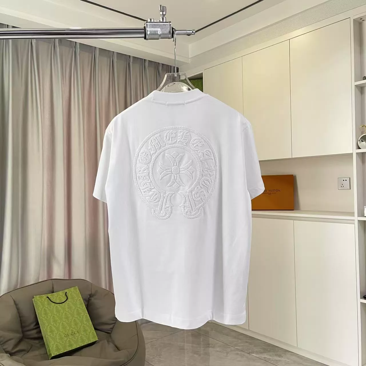 Chrome Hearts T-Shirts Short Sleeved For Unisex Versatile 2078