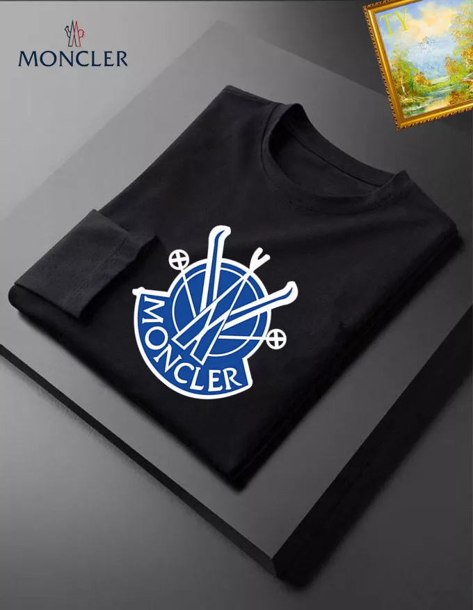 Classic 1007 Moncler T-Shirts Long Sleeved For Unisex