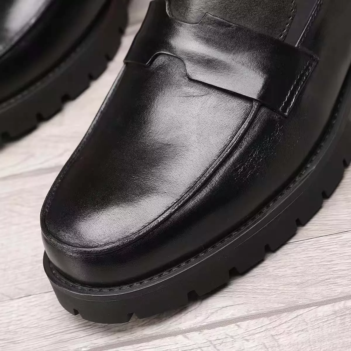 Classic 1315 Hermes Leather Shoes For Men