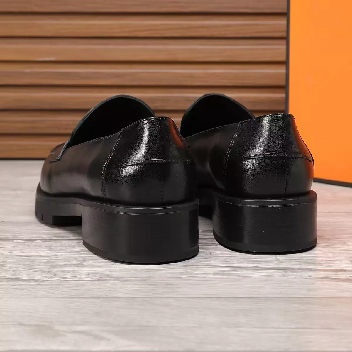 Classic 1315 Hermes Leather Shoes For Men