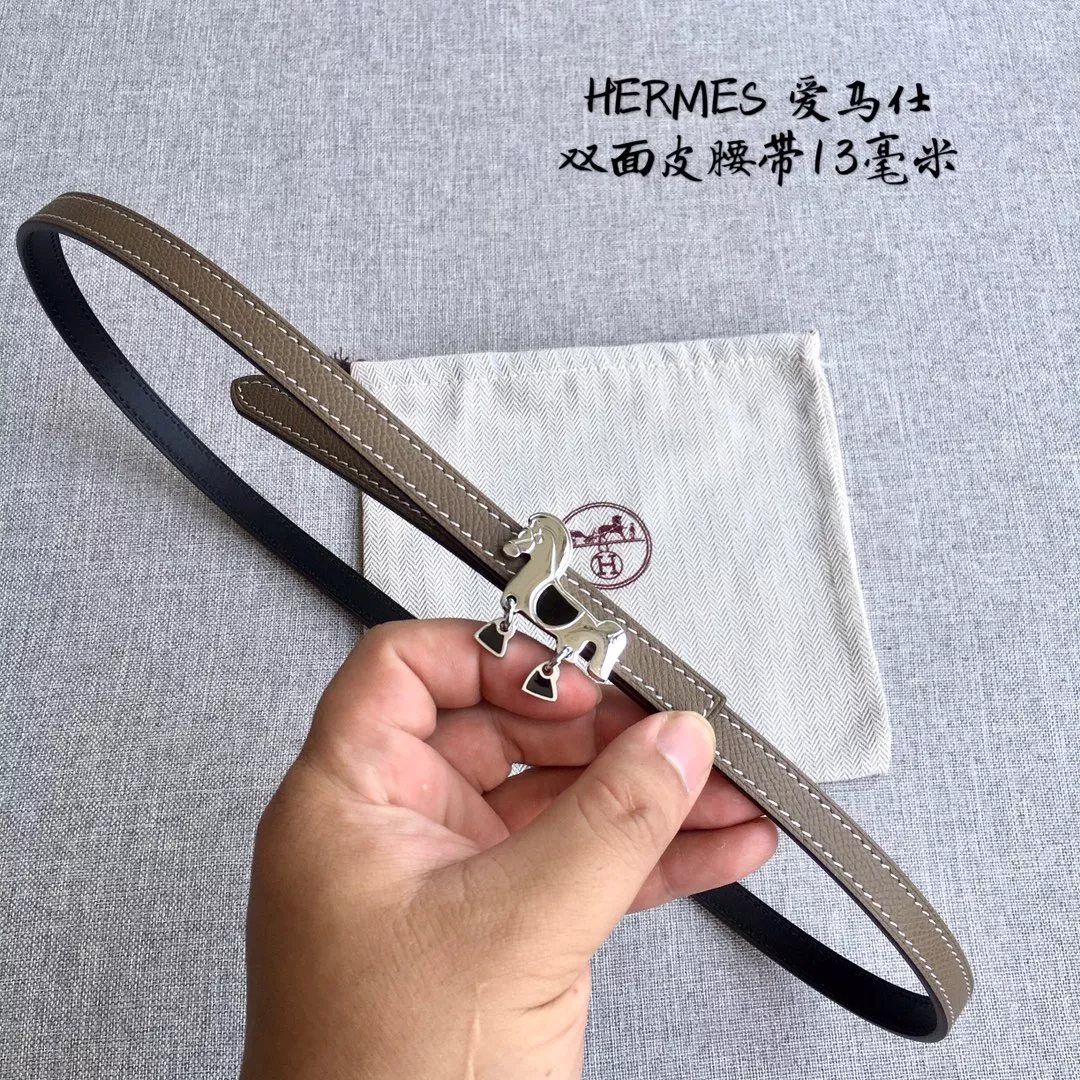 Classic 1557 Hermes AAA Quality Belts In 1.3cm For Women