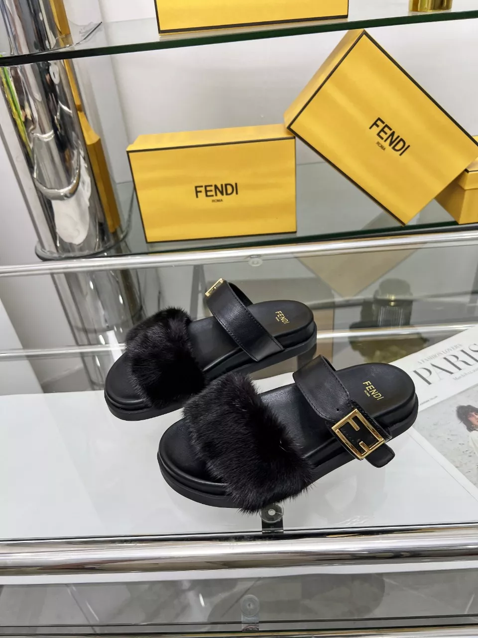 Classic 2344 Fendi Slippers For Women