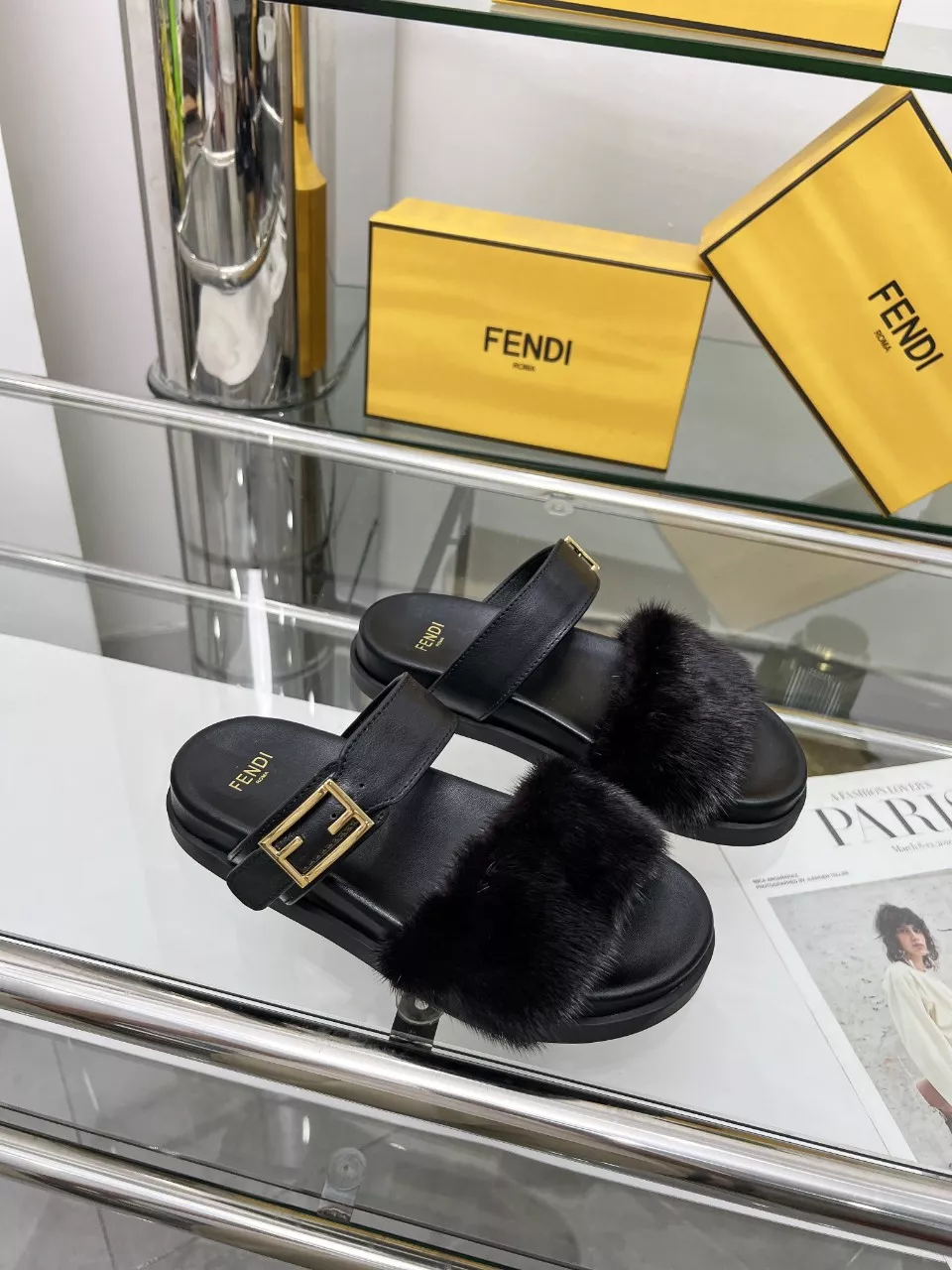 Classic 2344 Fendi Slippers For Women