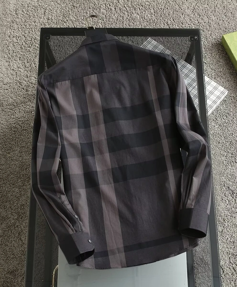 Classic 2975 Burberry Shirts Long Sleeved For Men