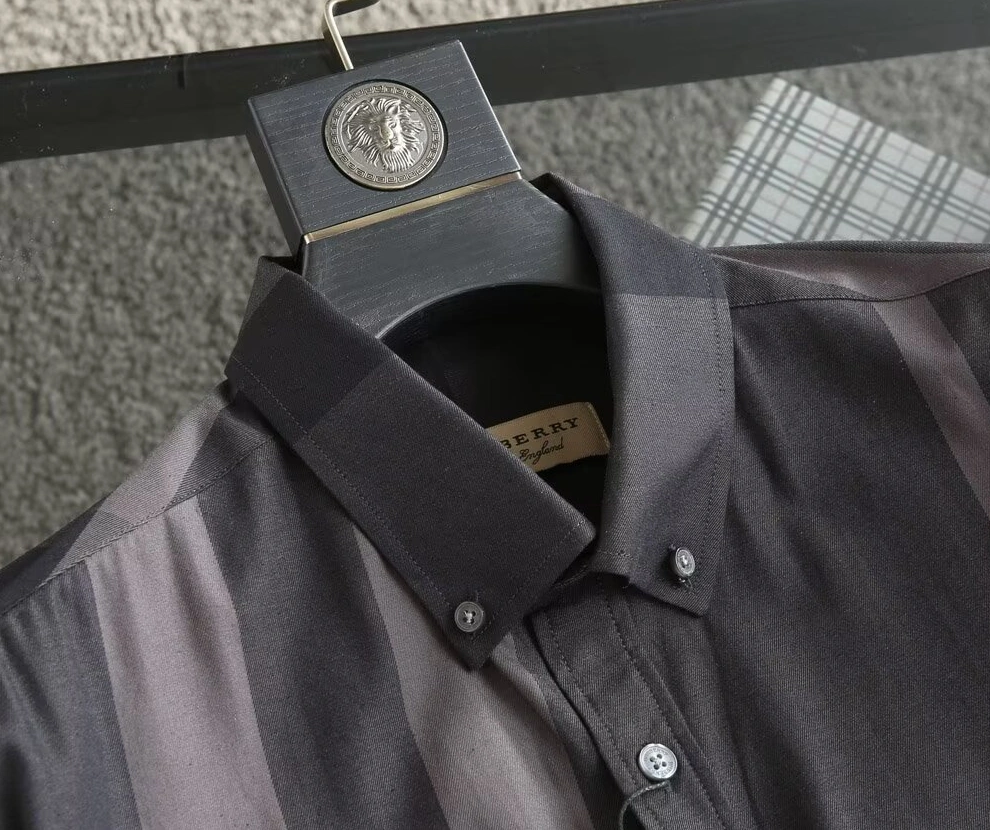 Classic 2975 Burberry Shirts Long Sleeved For Men