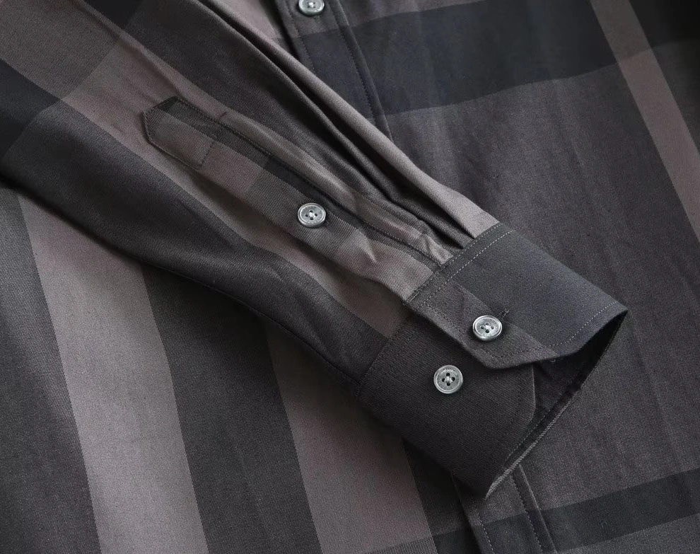 Classic 2975 Burberry Shirts Long Sleeved For Men