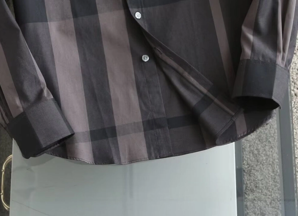 Classic 2975 Burberry Shirts Long Sleeved For Men