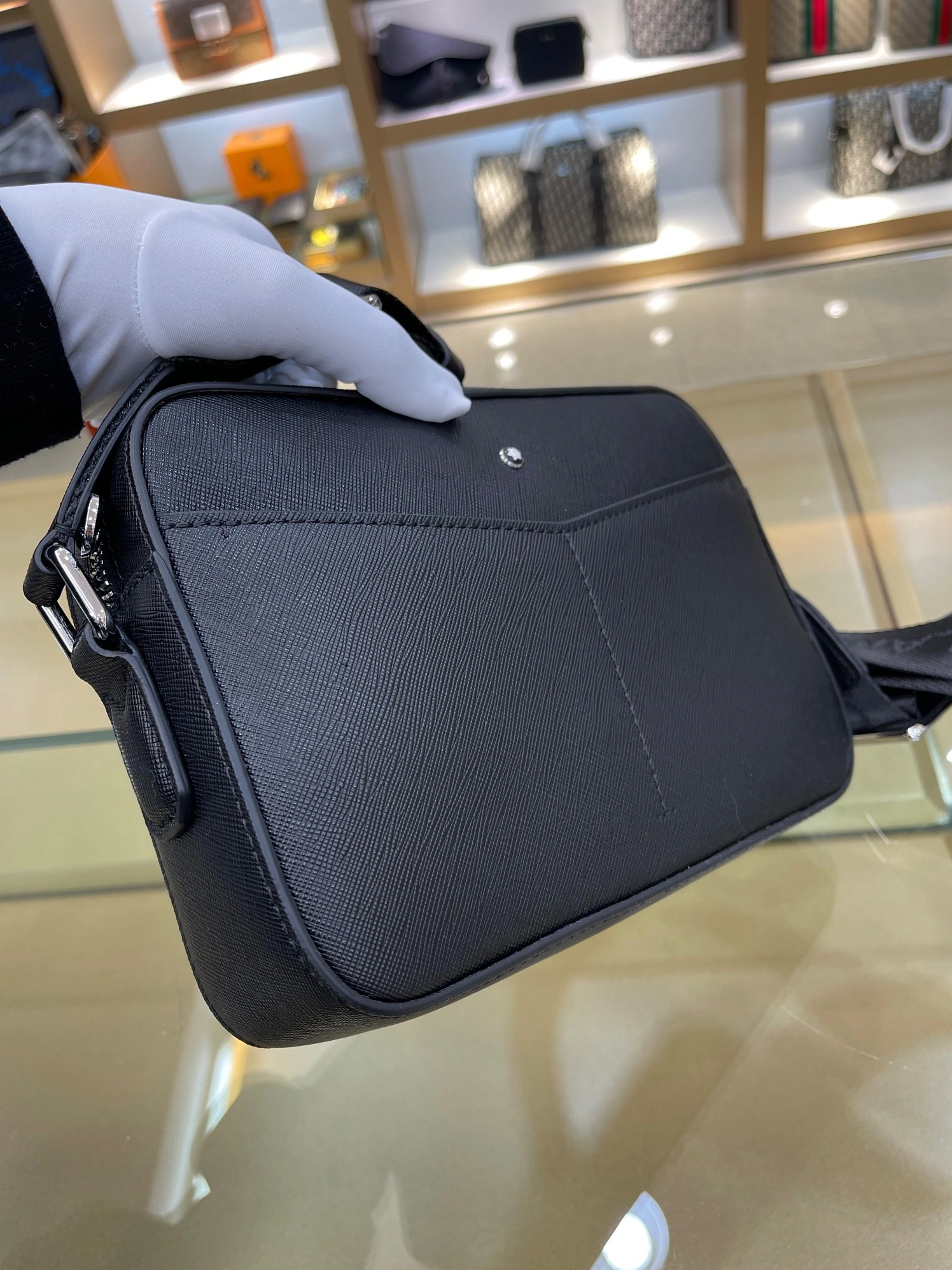 Classic 3413 Mont Blanc AAA Man Messenger Bags